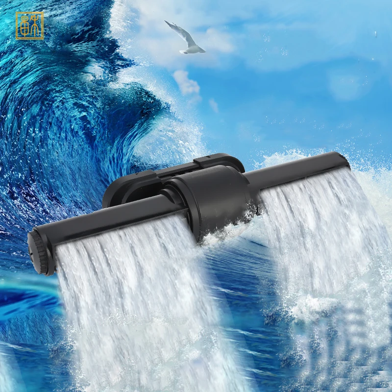 Zaohetian DC 24V Aquarium Wave Maker pump Marine Aquarium Cross Flow Wave Maker Circulation Pump aquarium Wave making pump