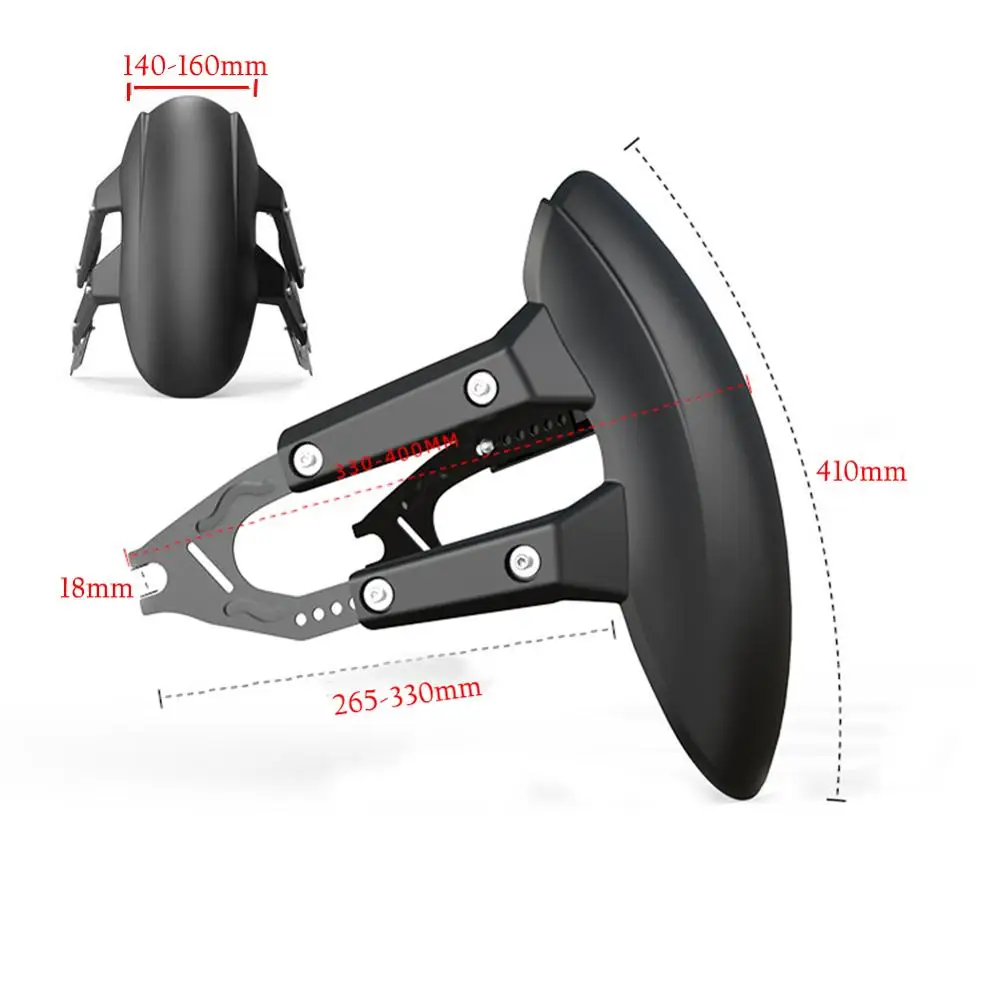 Motorcycle Universal Rear Wheel Cover Fender Splash Guard Mudguard Bracket Rear Fender Mud Guard