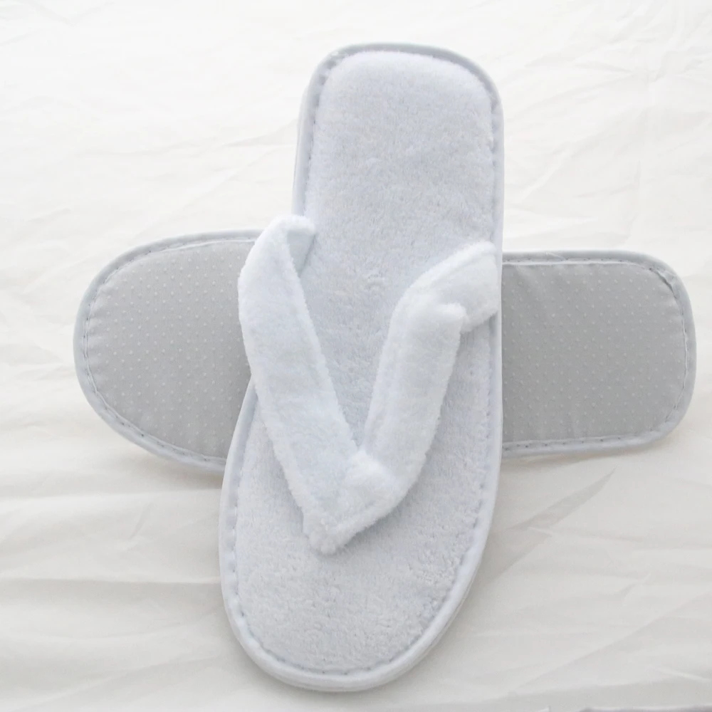 Disposable slippers for pedicure flip flops hotel  guest slippers