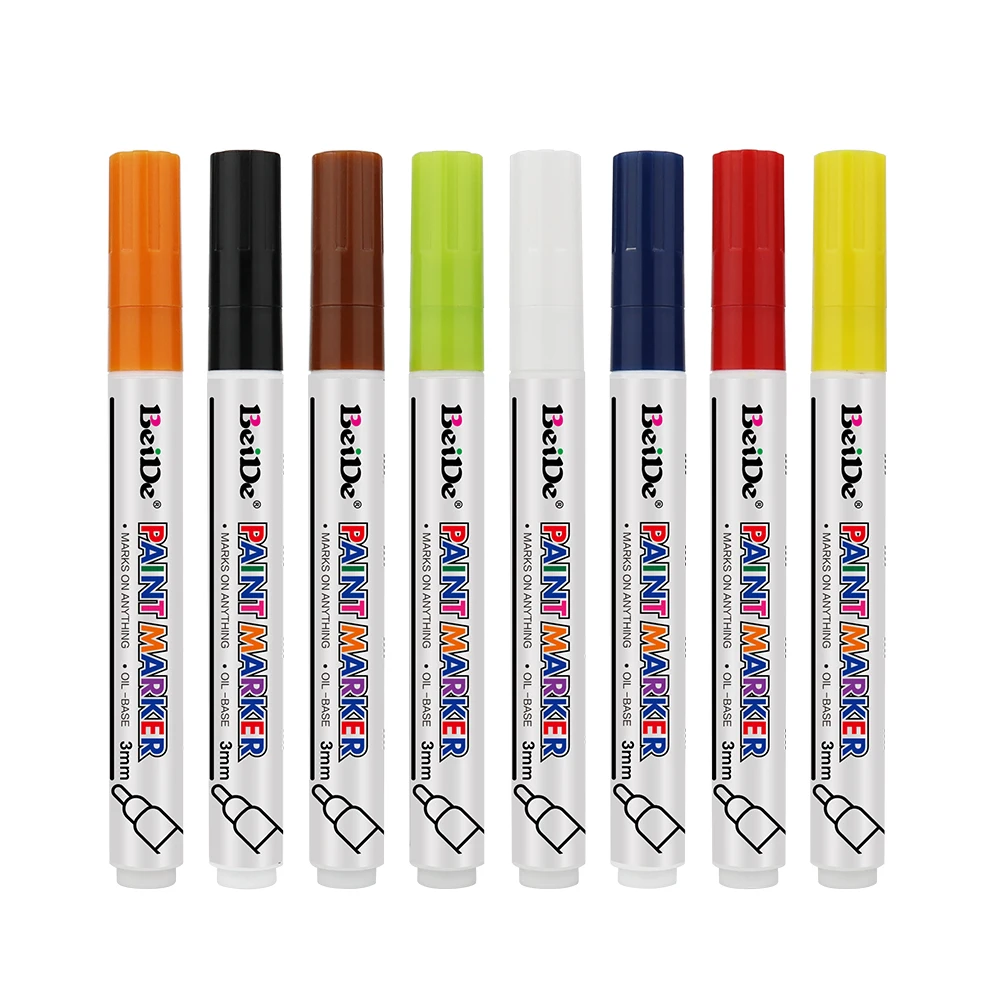 Fast delivery strong coverage oil based waterproof durable permanent paint marker pen
