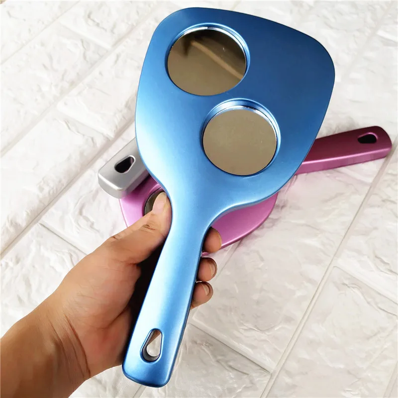 Portable Dressing Double-sided Handheld Makeup Mirror For Beauty Salon Dental