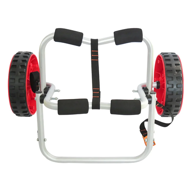 Kayak Simple Trolley Aluminum Kayak Trolley Foldable Trailer Cart kayak accessory