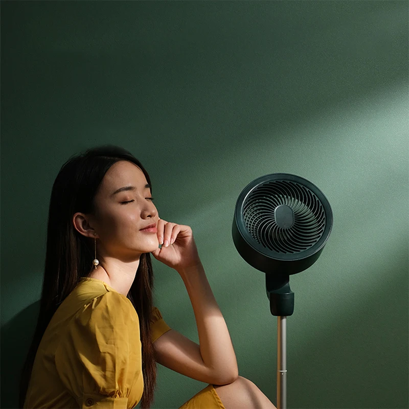 2023 High Efficiency Dc Power Retractable Circulating Standing Remote Control Rechargeable Stand Fans With Remote