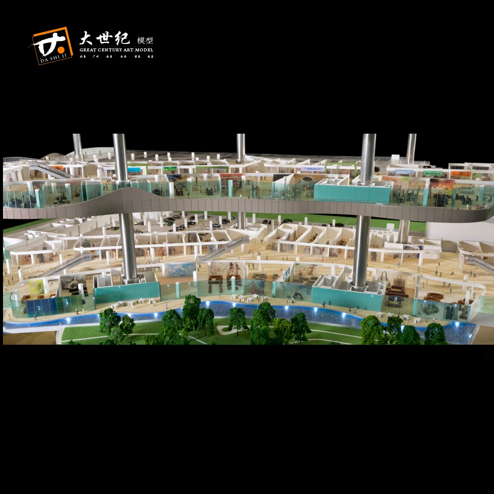 
Scale lighting architectural models with lifting system 