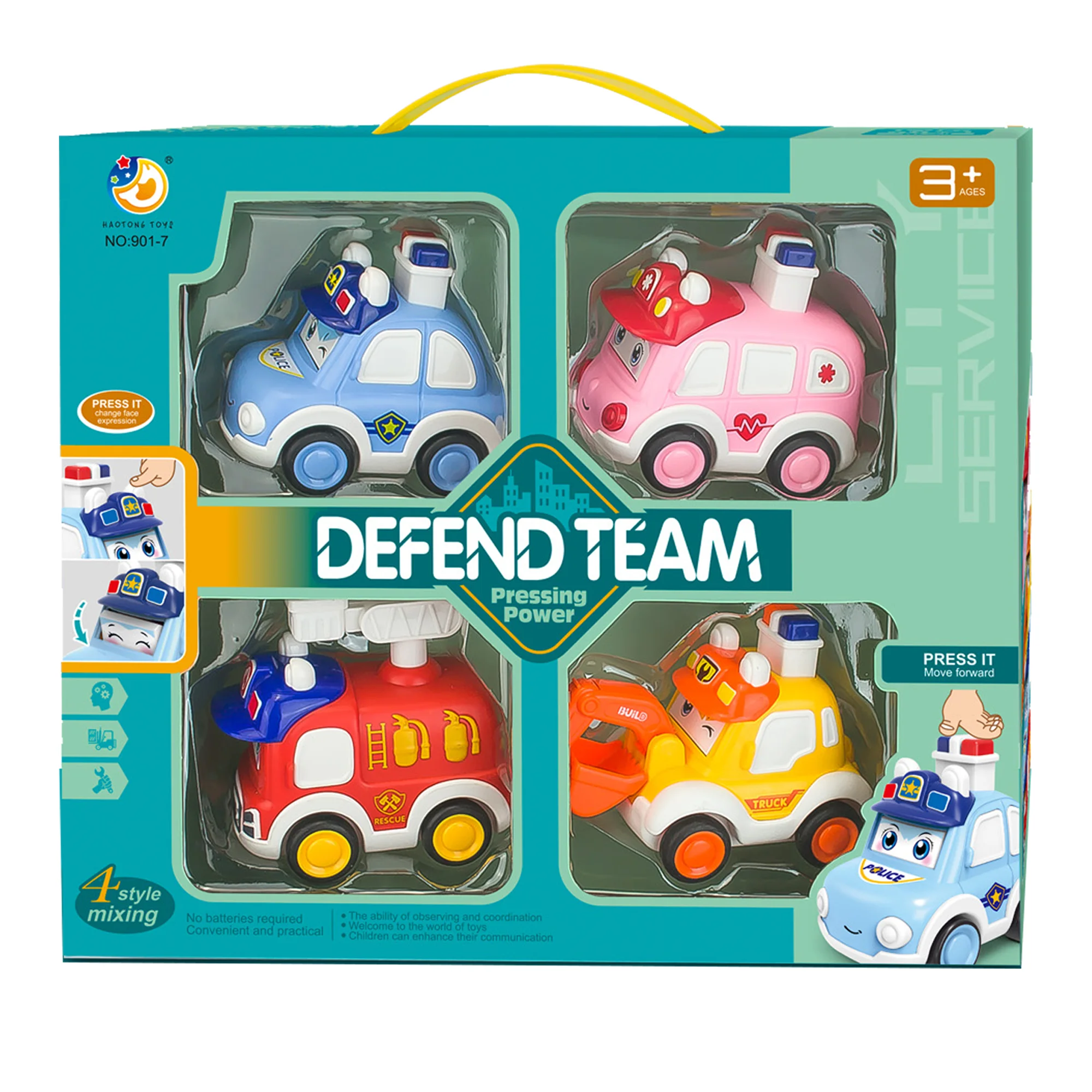 Hot selling police cars in China, versatile cartoon engineering vehicles, airplanes, crabs, etc