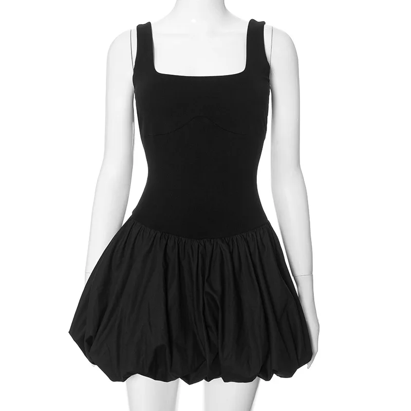 2024 new arrivals Wholesale Fashion Summer Women Blank Plain Dresses Casual Cotton Sexy Sleeveless Tank Top Dress