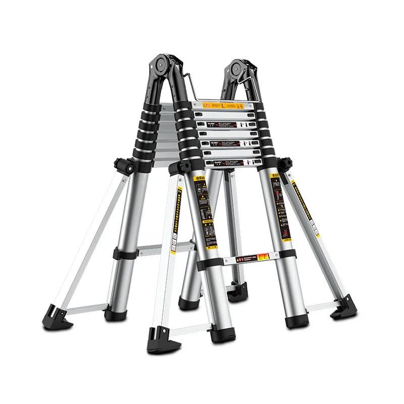 Aluminum alloy multi-functional telescopic engineering ladder ladder household folding ladderladder frame