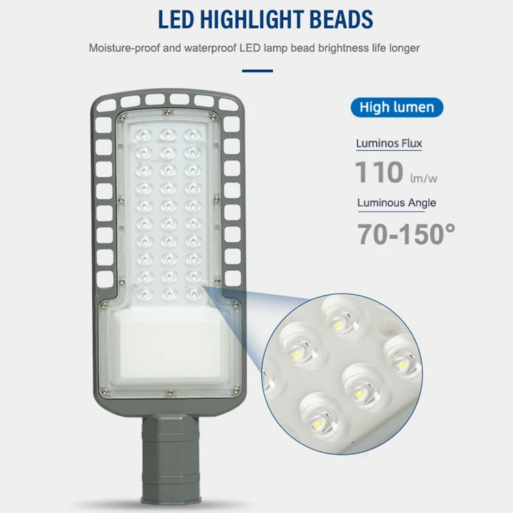 Hot Sale Garden Light SAA Certification Ip66 Waterproof 30w 50w 100w 150w 200w Led Street Light