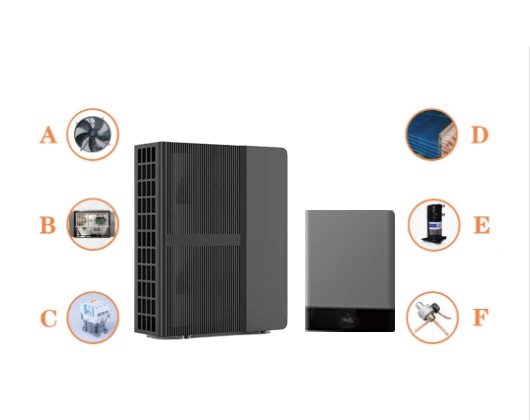 Hight quality very popular EVI DC Inverter Air to Water Heat Pump  off site snow -30Deg