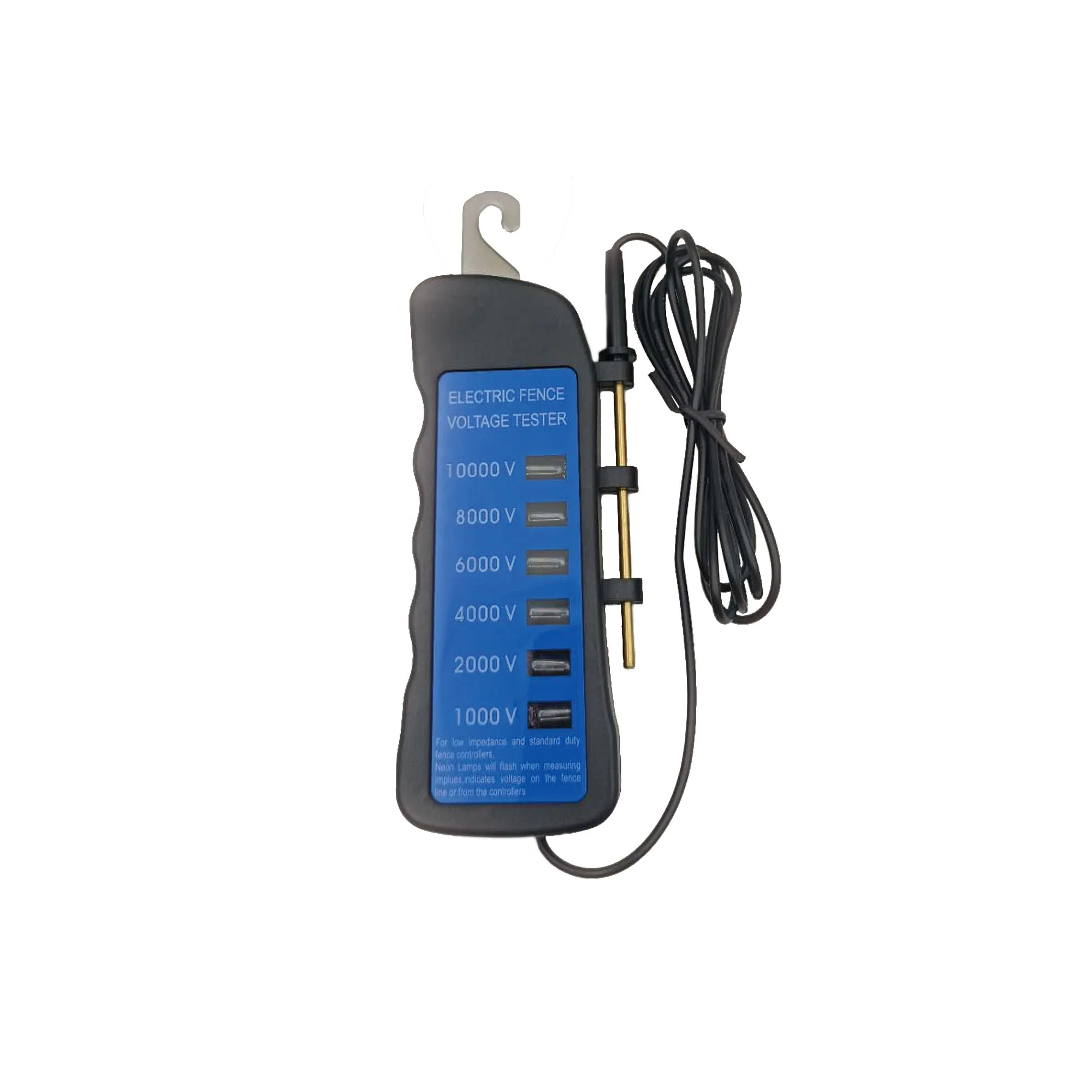 Farm Electric fence used 10000V voltmeter lighting electric fence tester