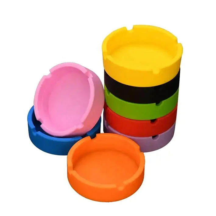 YLX Hot sale free Custom Logo Shatterproof and heat-resistant Silicone cigar Ashtray