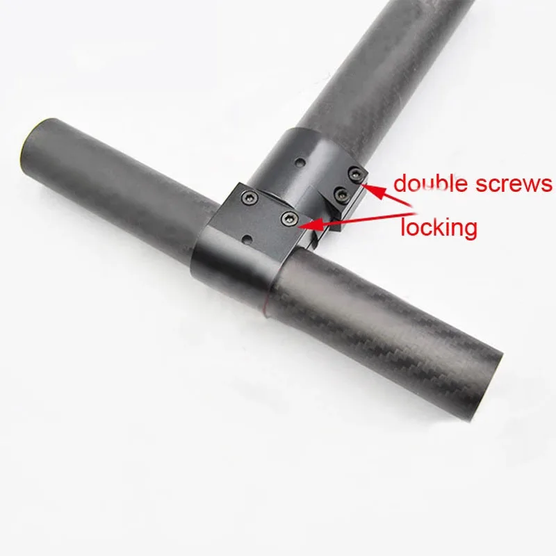 Aluminum 16/20/25/30/40MM Tripod Tee Three-Way Joint Carbon Fiber Tube Connection Clamp For Rc Plant Uav Landing Gear