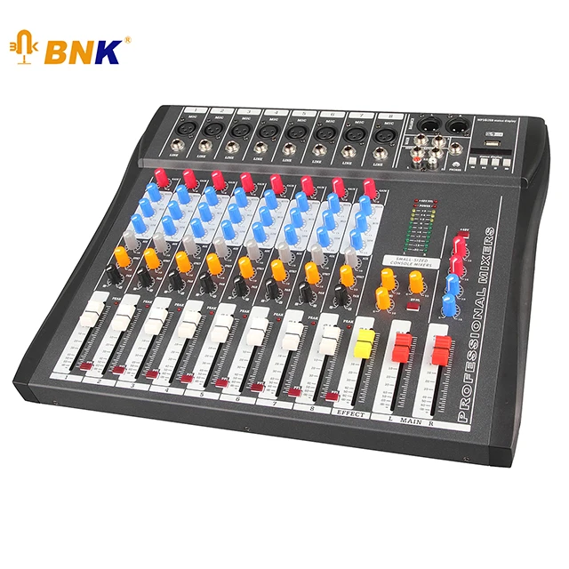 Недорогой аудио миксер консоль с USB MP3 4/6/8/12/16 каналов dj музыкальный миксер машина