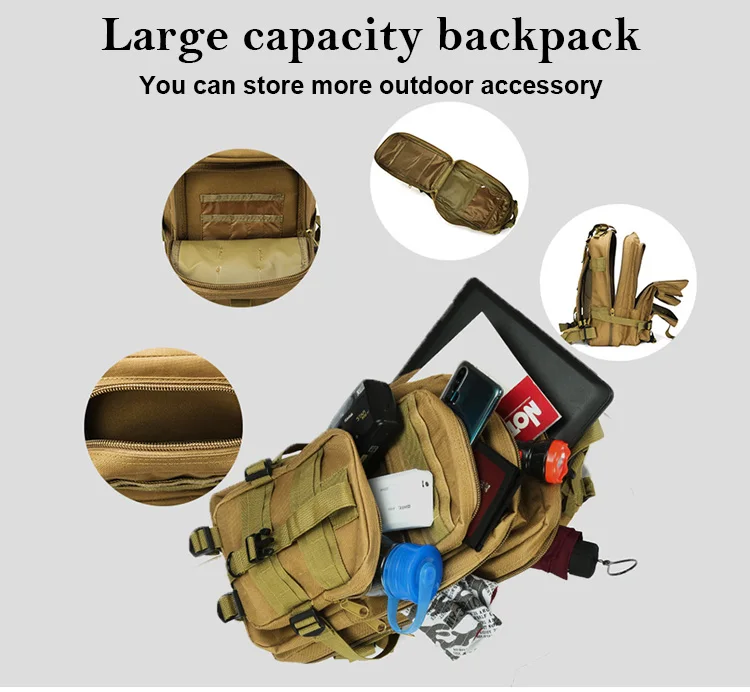 Multifunctional waterproof large capacity 80l 90l 100l tactical survival camouflage hunting backpack bag