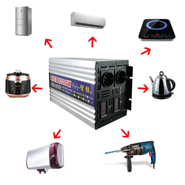 Inverter For Home Appliances Pure Sine Inverter 5000 W 12v 2500w Inverter Ac Price