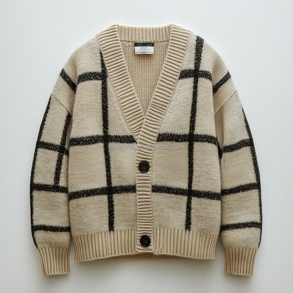 Custom Logo Private Design Men Sweater Jacquard letter knitwear men Crew neck pullover winter men Knitted tapestry sweater