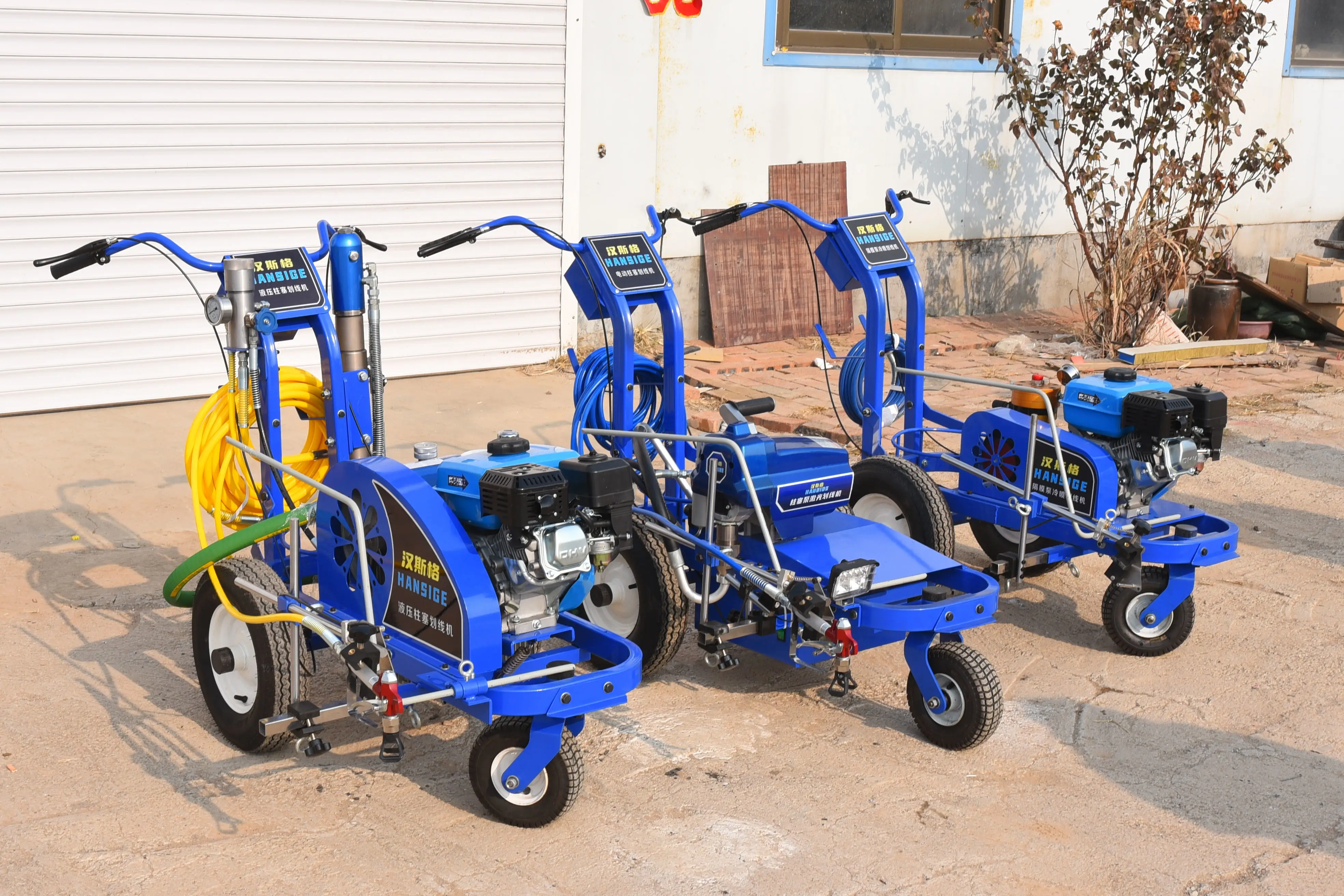 Hot selling spray gun traffic painting lane marking machine cold plastic road marking machine