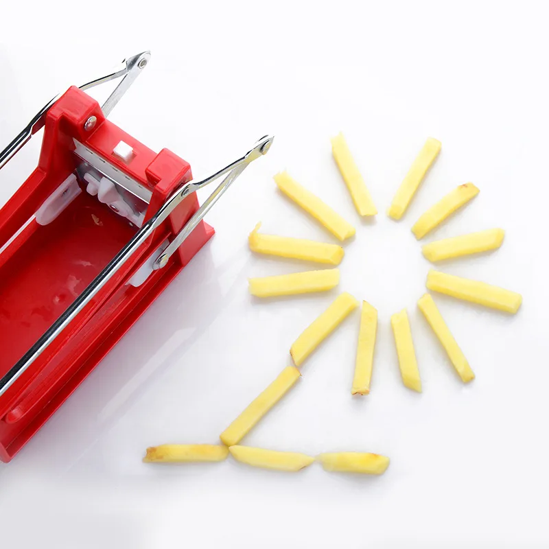 Машина для производства картофельных чипсов verstyle пластиковая красная овощерезка измельчитель кухонные гаджеты слайсер огурцов картофеля фри