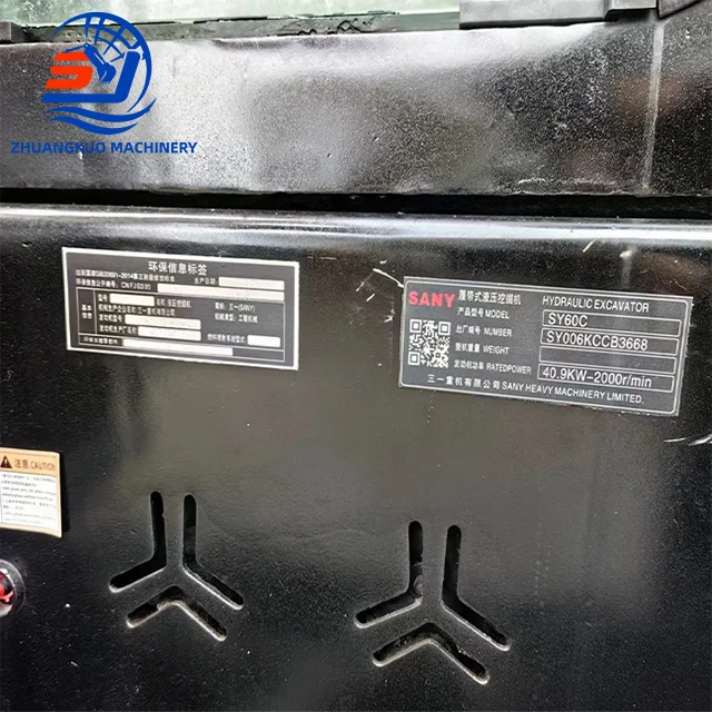 99% Новый 6-тонный подержанный экскаватор Sany с бульдозером SANY SY60C экскаватор-экскаватор для продажи