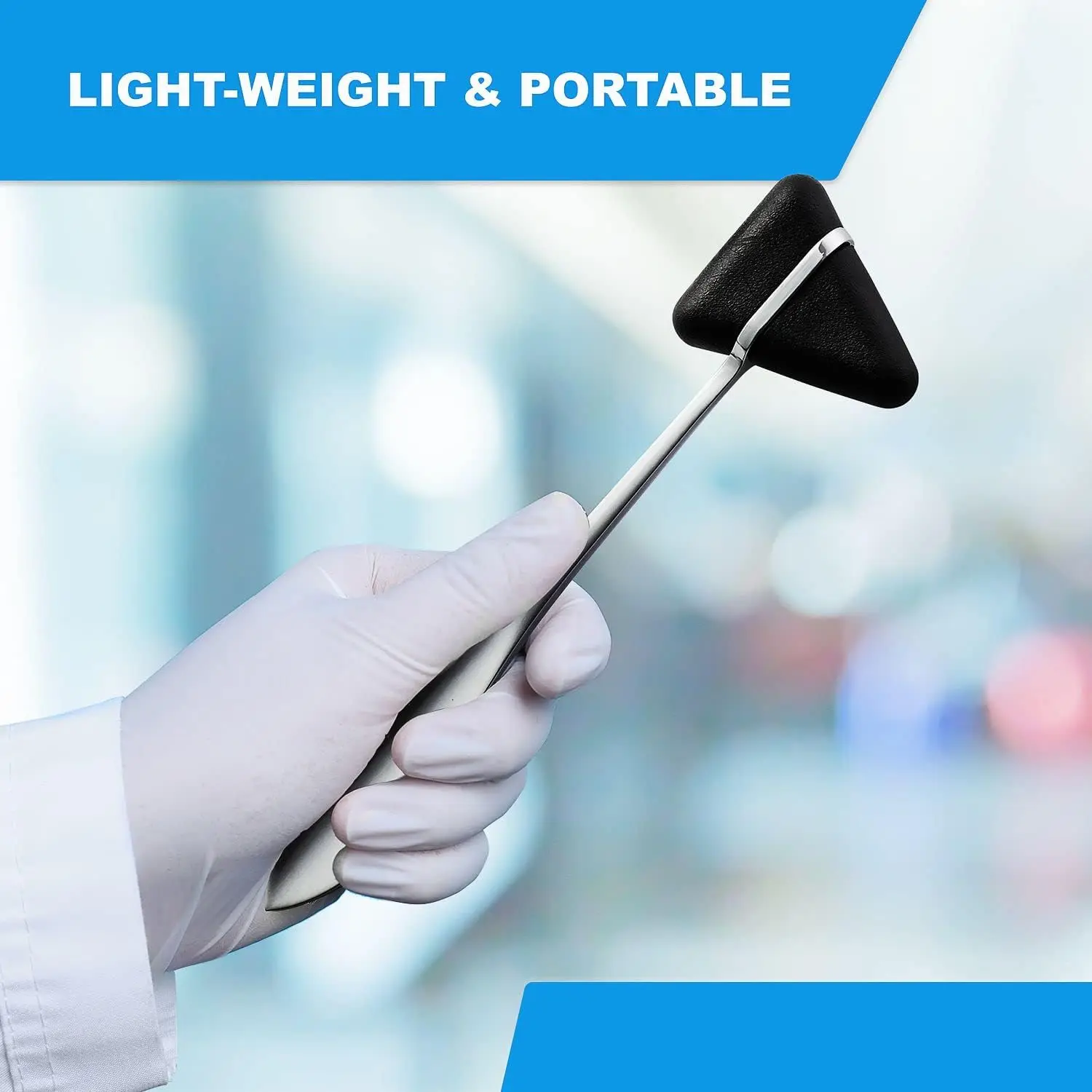 Medical testing doctor triangular nerve reflex hammer selling medical general percussion tool hammer