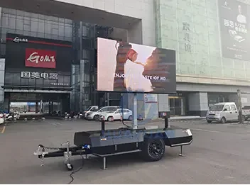 Outdoor P4 LED Screen Trailer Advertising Mobile Billboard Mobile Trailer HY-T115