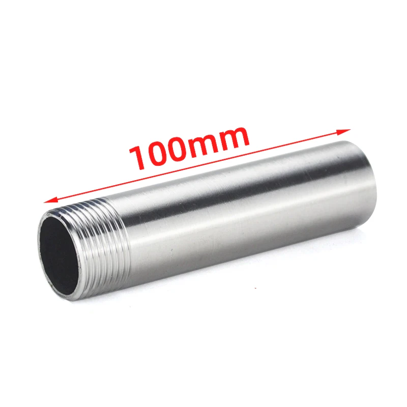 plumbing materials Stainless Steel Long Barrel Nipple High quality Union type male stainless steel double pipe nipples