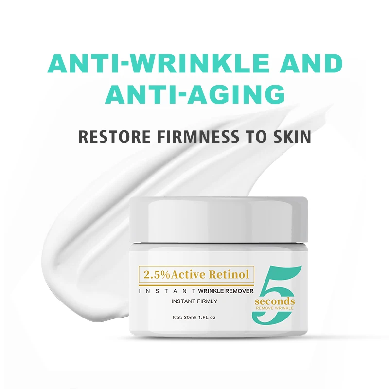 OEM Private Label Retinol Face Cream With AHA 30% BHA2% Anti Aging Anti Fine Lines Wrinkle Facial Cream Skincare Products