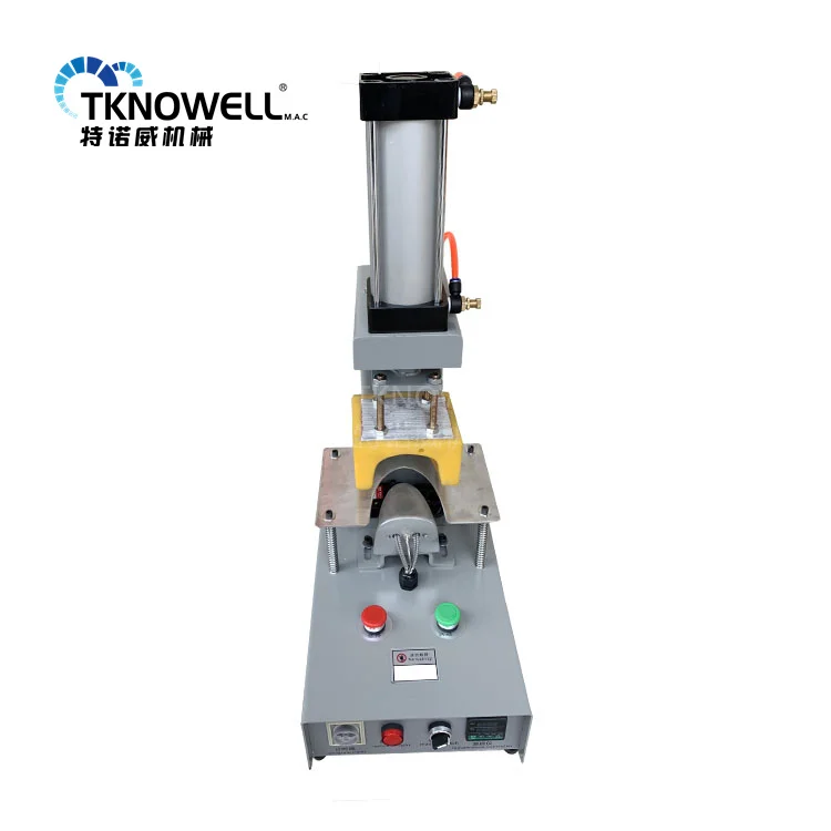 TKNOWELL Leather Sports Shoe Vamp Hot And Cold Station Back Part Heel Vamp Moulding Machines For Shoes Processing