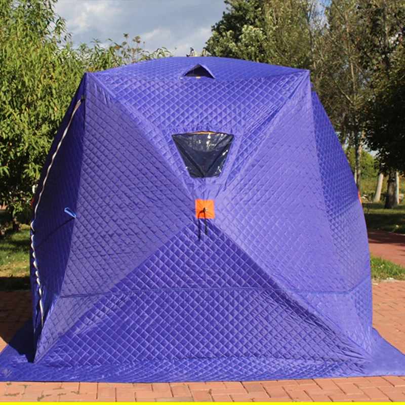 Camping Equipment Outdoor Portable Pop Up Fish Shelter Cube Winter Ice Fishing Tent