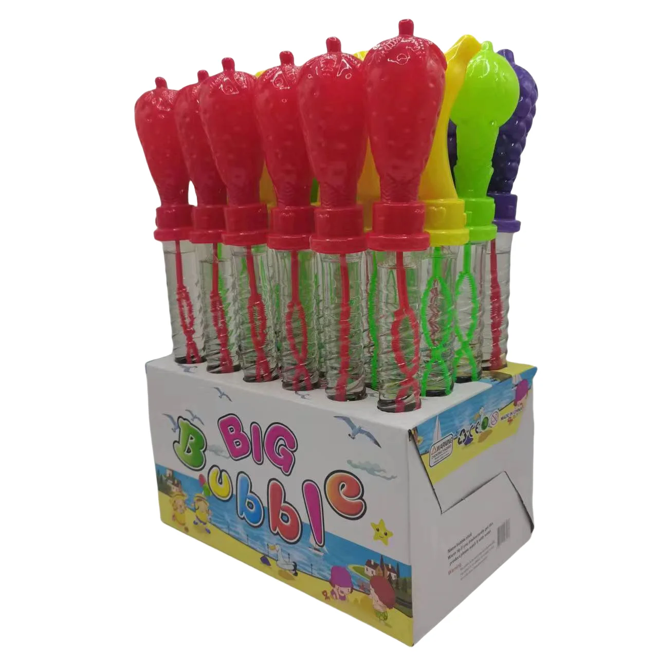 Hot Selling Cartoon Soap Bubble Toys with Wand Stick Blower Water Outdoor Summer Toy for Kids and Girls