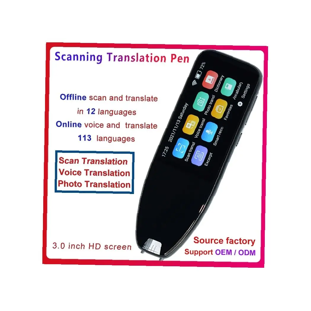 New Design Durable Scanning Translation Pen Translation Point Reading Pen