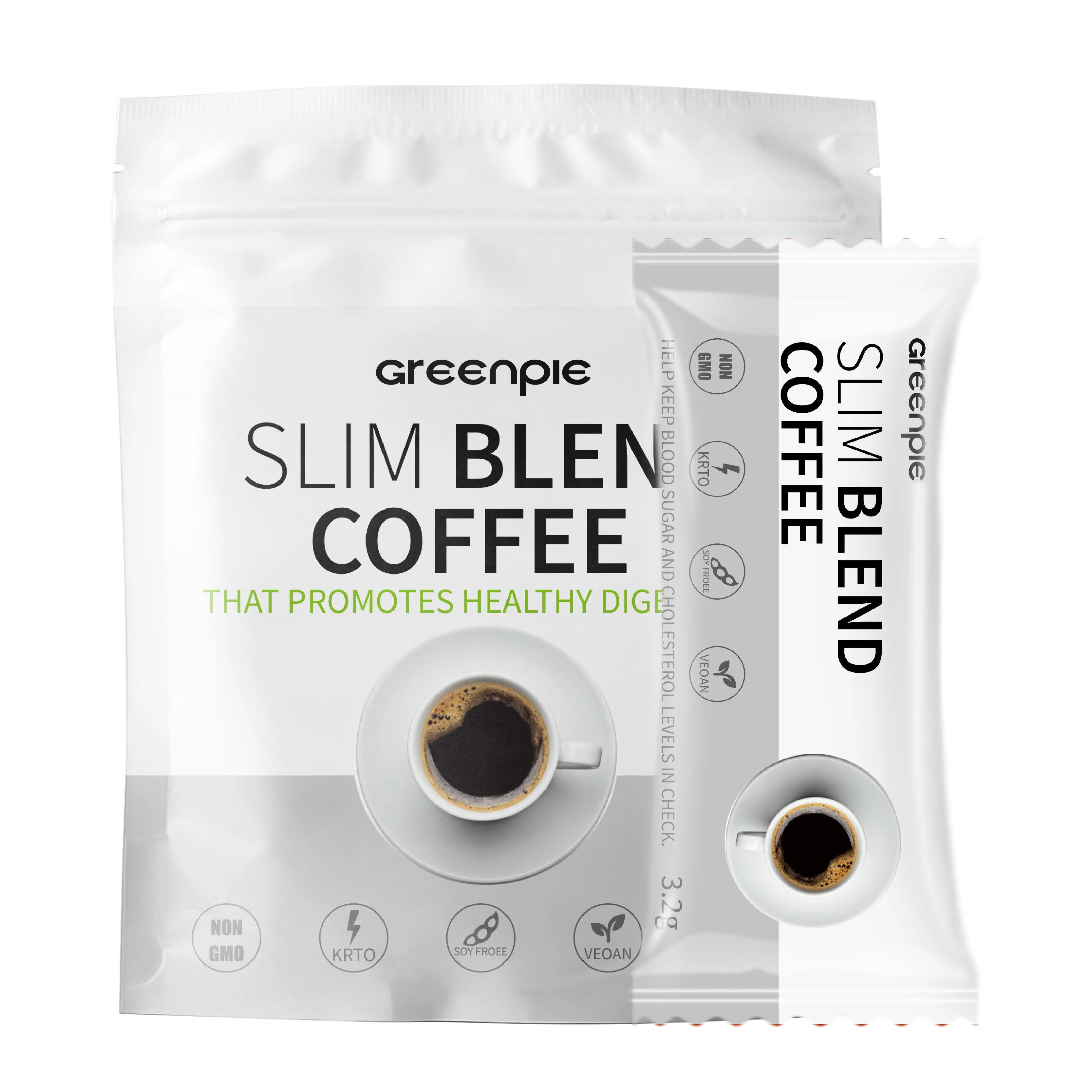 Greenpie 7 Days Sugar Free plan coffee weight loss Supplement Skinny Diet coffee fat burning