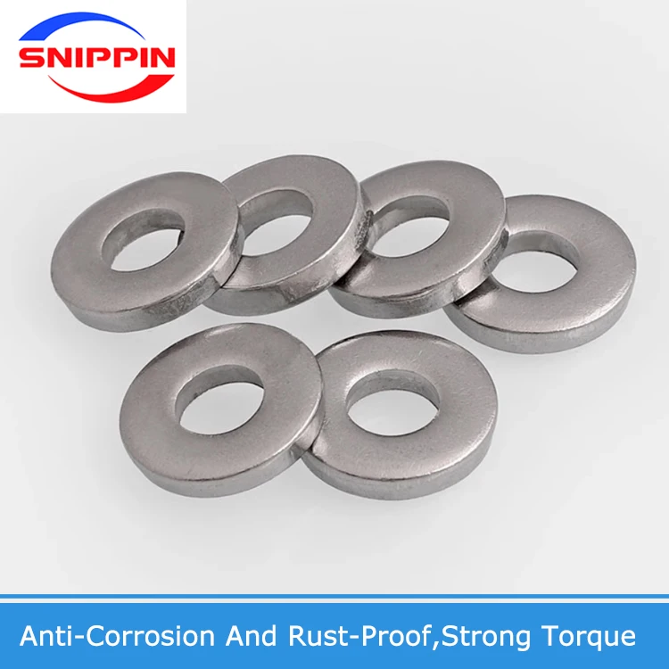 DIN7349 MM3 M4 M5 M6 M8 M10-M30 304 Stainless Steel Heavy Duty Flat gasket heavy-duty Machine Plain Washer thick washers SUS304