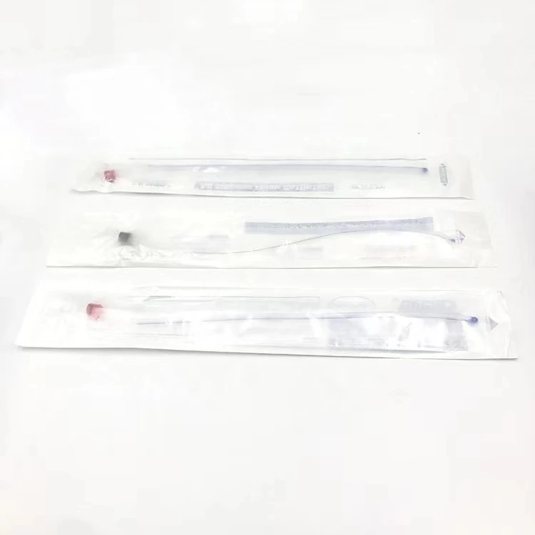 Medical disposable Silicone Foley Catheter with X-ray detective line urinary balloon Catheter