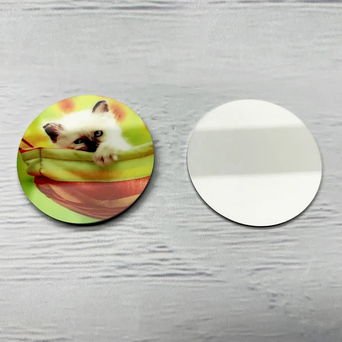 Beautysub 1,15 мм LS-CM001 глянец Белый HD Сублимация алюминиевых ножках с регулируемой длиной магнитный металлический печати магнит на холодильник, производство Китай краска для sublimable