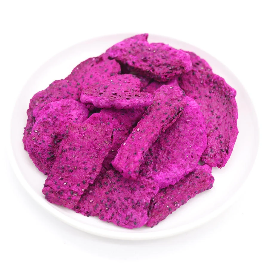 Fruit Snack Freeze Dried Red Pitaya Fruit 10kg Freeze Dried Dragon Fruit Snacks