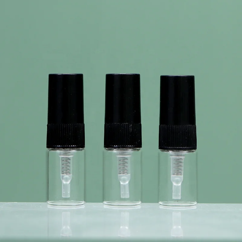customized 2ml free sample small spray perfume test bottle glass spray fragrance bottle