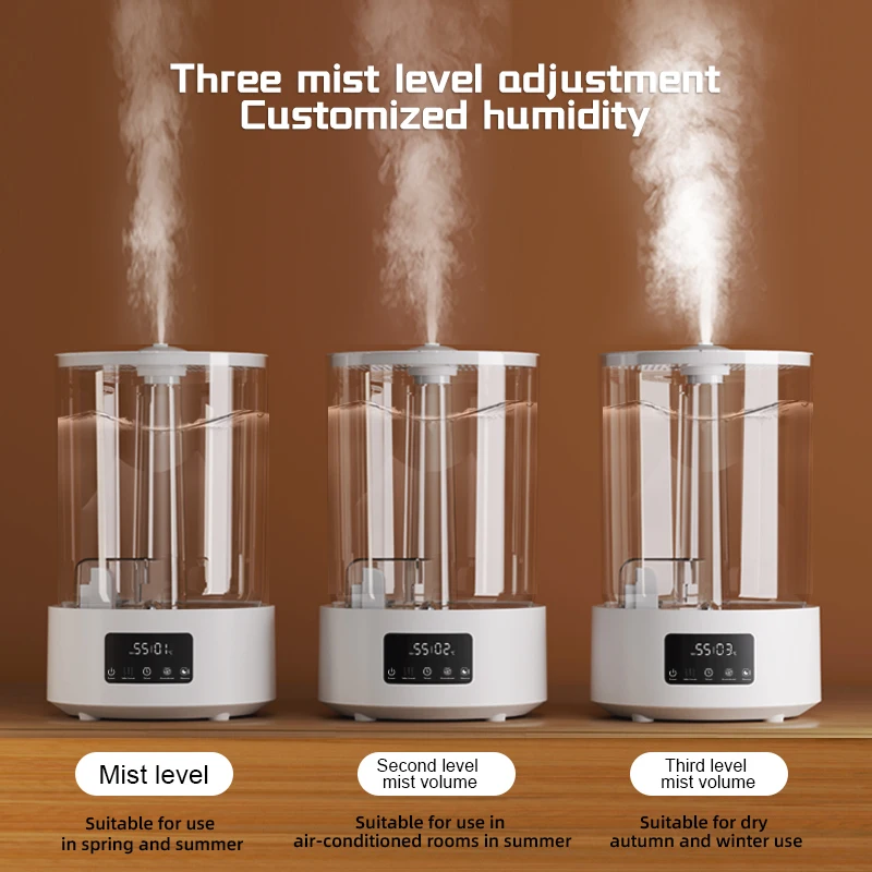 Smart Wifi App Control Humidificador 5L Transparent Water Tank Essential Oil Diffuser Mist Air Humidifiers With Timer