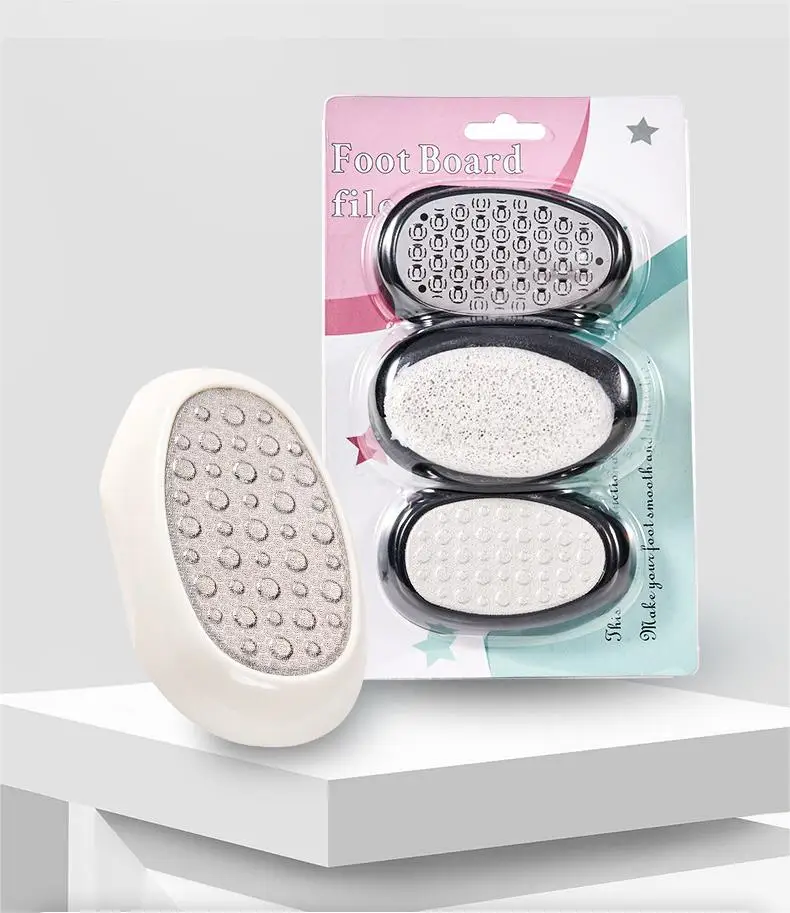 Stock 4-Piece Stainless Steel Foot Care Suite Easy-to-Use Tools Callus Removal Dead Skin Removal Includes Electric Foot File