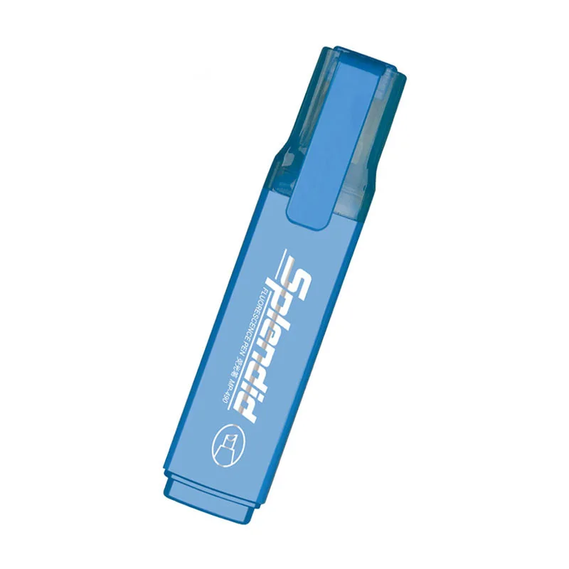 High Quality Pvc Mini Highlighters Gel Solid Highlighter Marker Painting Underlining Writing Bright Color Highlighter Pens
