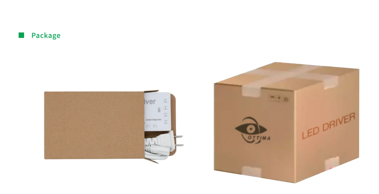 100w IP20 Constant Voltage 12V 24V led driver with 12 pcs 2510 DuPont terminal