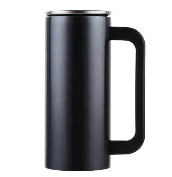 Superior Vacuum Insulated Stainless Steel Tumbler Coffee Cup Travel Mug with Handle 14OZ