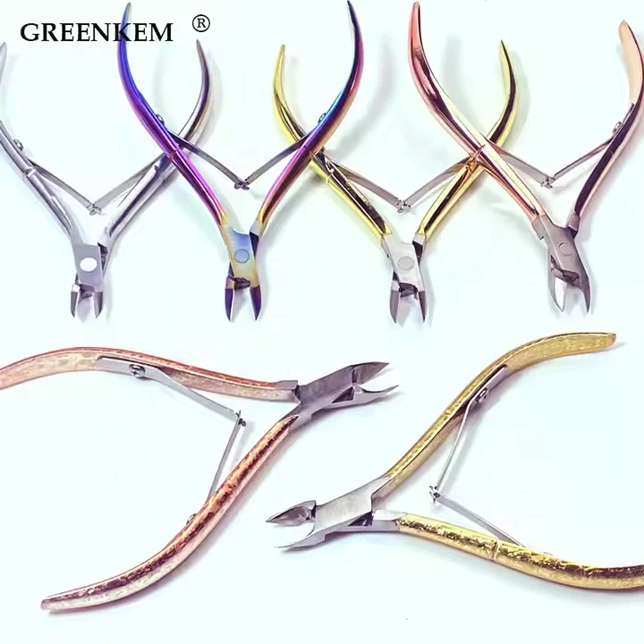 Hot Stainless Steel Nail Scissors U-shaped Nail Nlipper Crane Scissors Metal Clipper Russian Style Edge Nail Cutter