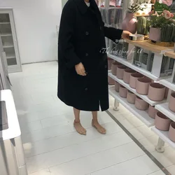 2020 Hot Sell Europe Style Women Wool Coat Long Wool Trench Coat Women For Women/ladies