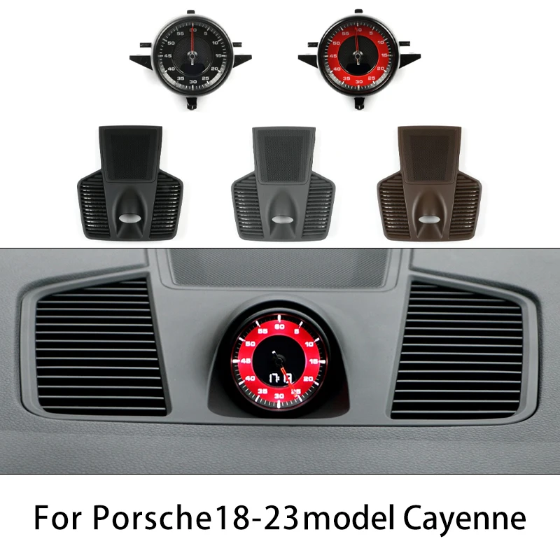 Car GPS Speedometer Clock Panel Car Dashboard Console Stopwatch For Porsche Cayenne 9Y0.1 2018-2023