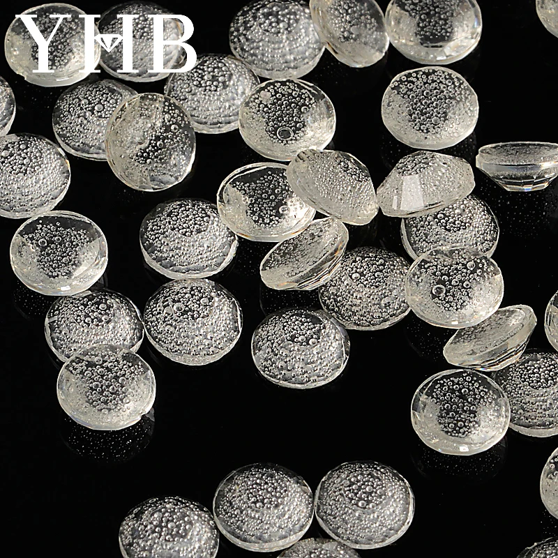 2024 YHB factory crystals wholesale bulk for resin epoxy resin crystal flat back resin rhinestones from China