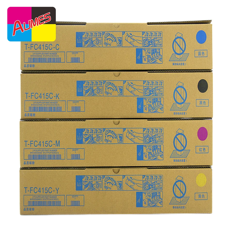 Compatible FC415 T-FC415 C/P/U Toner Cartridge for Toshiba e-STUDIO 2010AC 2510AC 2515AC 3015AC 3515AC 4515AC 5015AC Toner