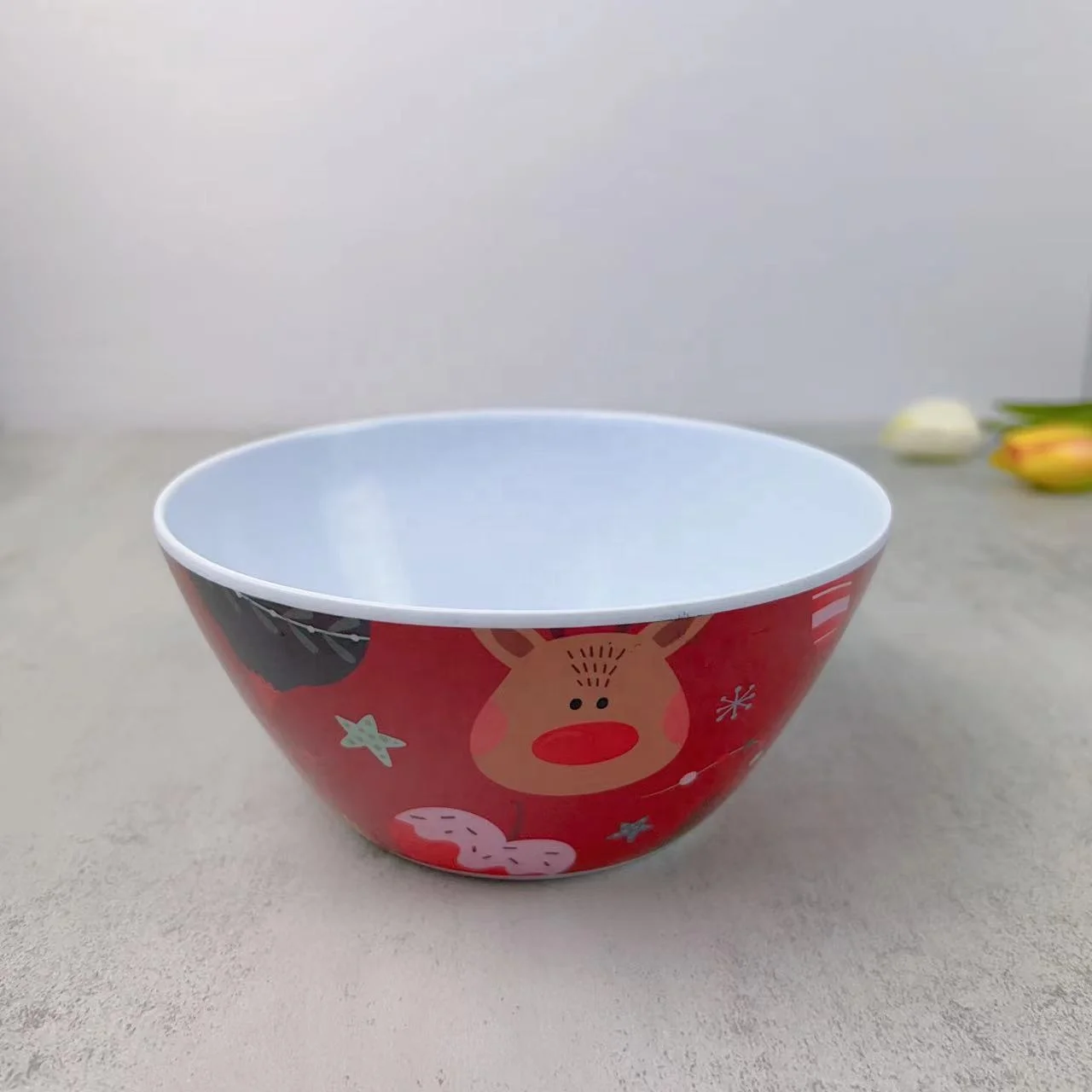 Unbreakable   wholesale melamine fruit  decorative soup salad bowl  Daily used and food grade