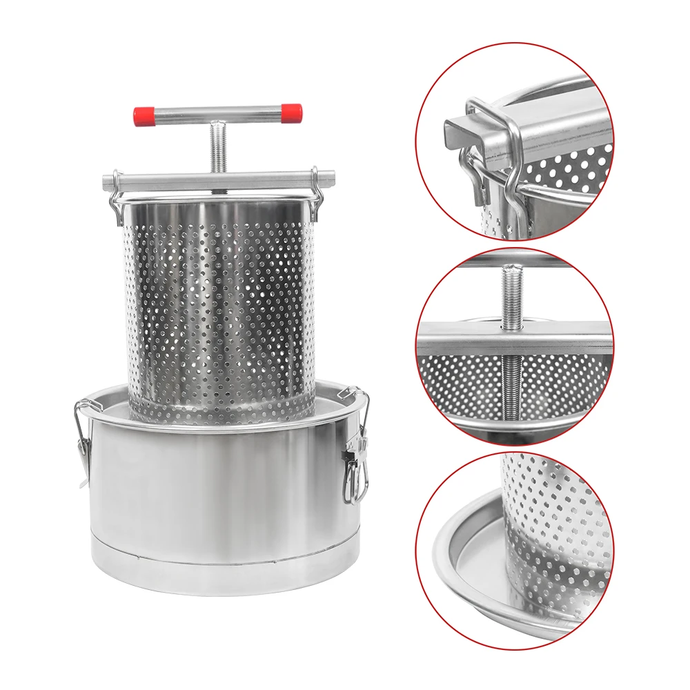 New style automatic bee wax press machine extractor manual honey press machine