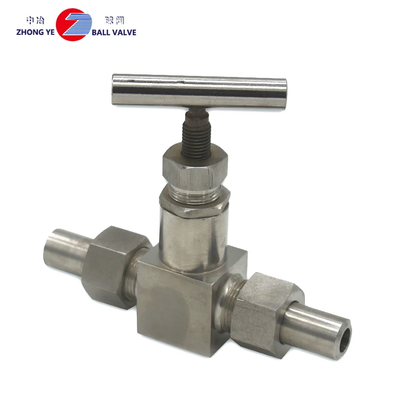 Factory Directly Supply  DN3 J91WH-25-320 Clamp-type needle shut off valve for instrument piping